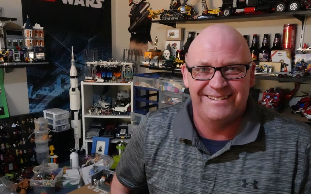 Lego fan Al Collins