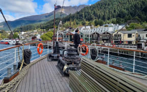 A celebratory excursion was held for the 110th birthday of the TSS Earnslaw, in Queenstown's Lake Whakatipu.