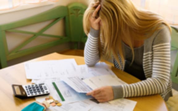 debt woman