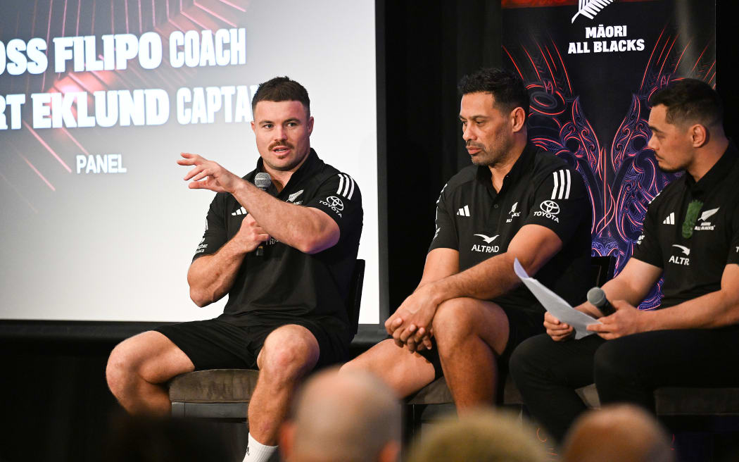 Maori All Blacks captain Kurt Eklund during the naming and press conference at the Novotel Hotel, Auckland, New Zealand. Tuesday 24 June 2025. © Photo: Andrew Cornaga / Photosport
