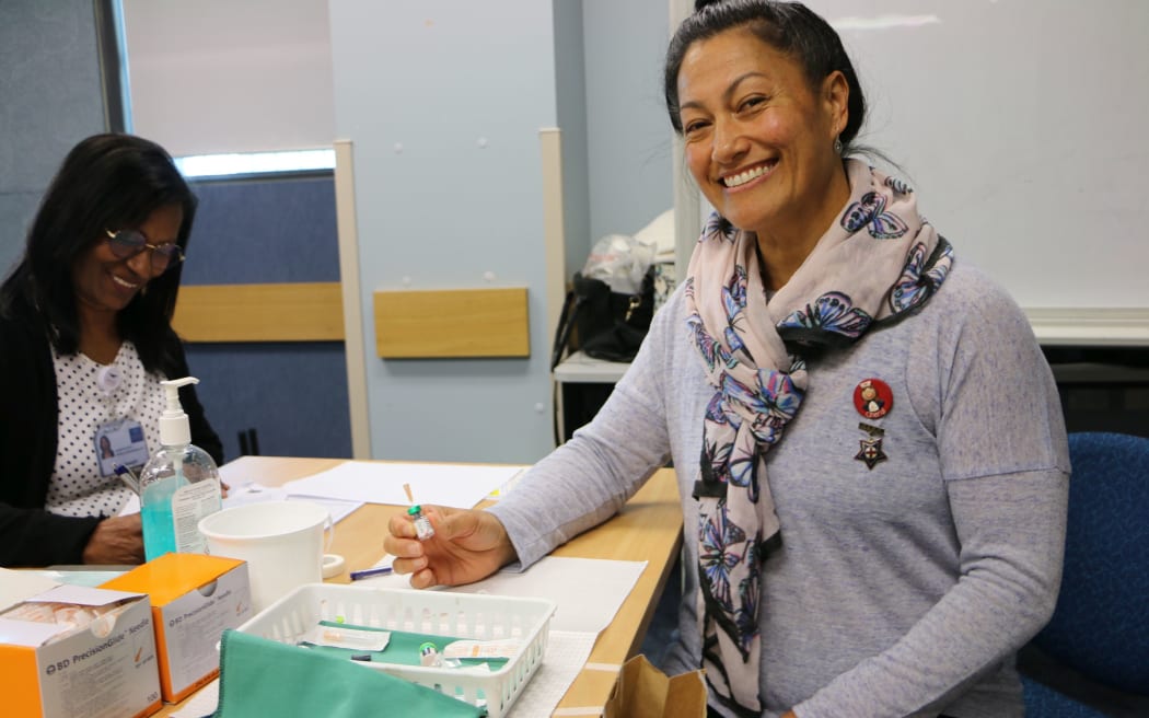 Cheryl Gabric, a nurse at Sir Edmund Hillary Collegiate