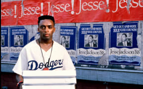 Spike Lee as Mookie in Do the Right Thing.