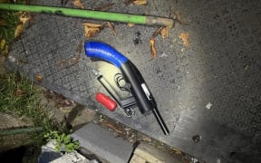 An illegal firearm police said they seized in Manurewa.