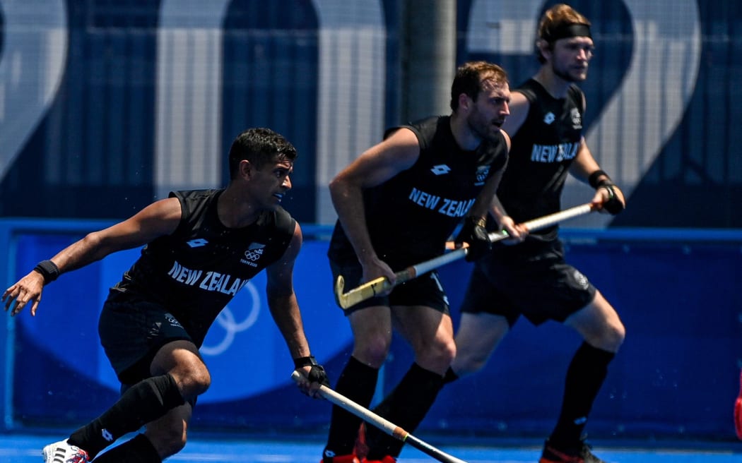 The Black Sticks on the attack against India