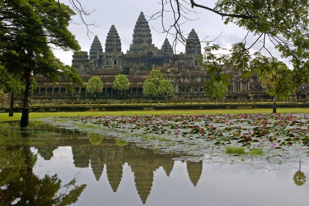 Cambodia’s vast Angkor Wat temple complex was once surrounded by a now-vanished ancient city