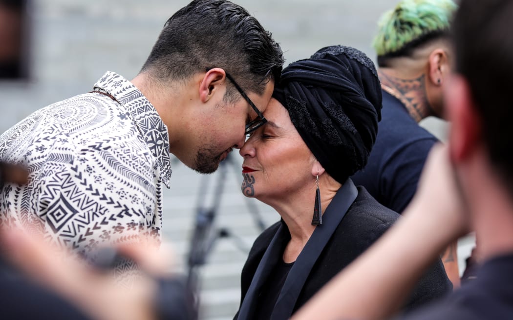 Tears were shed at the handing over of the Dawn Raids petition.
