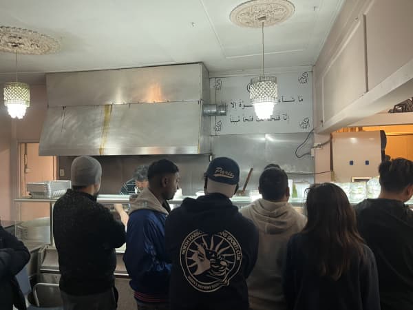 The line for Addington’s Afghan restaurant often extends out the door.