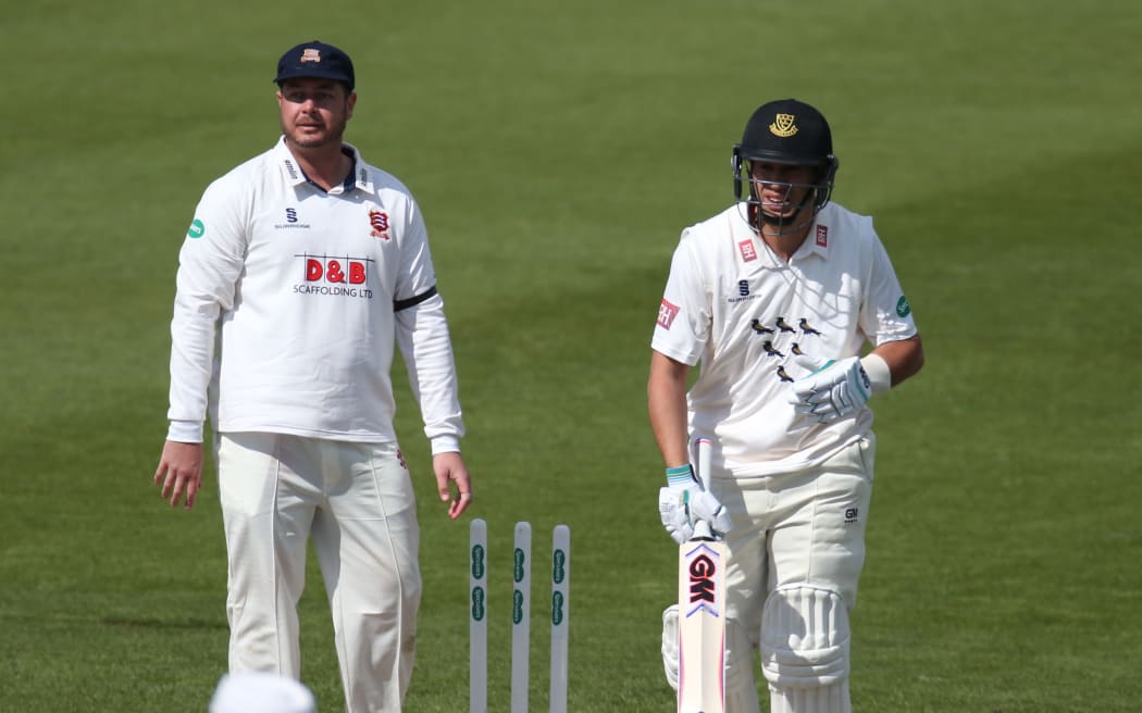 Jesse Ryder (Essex) and Ross Taylor (Sussex) in English County cricket 2016.