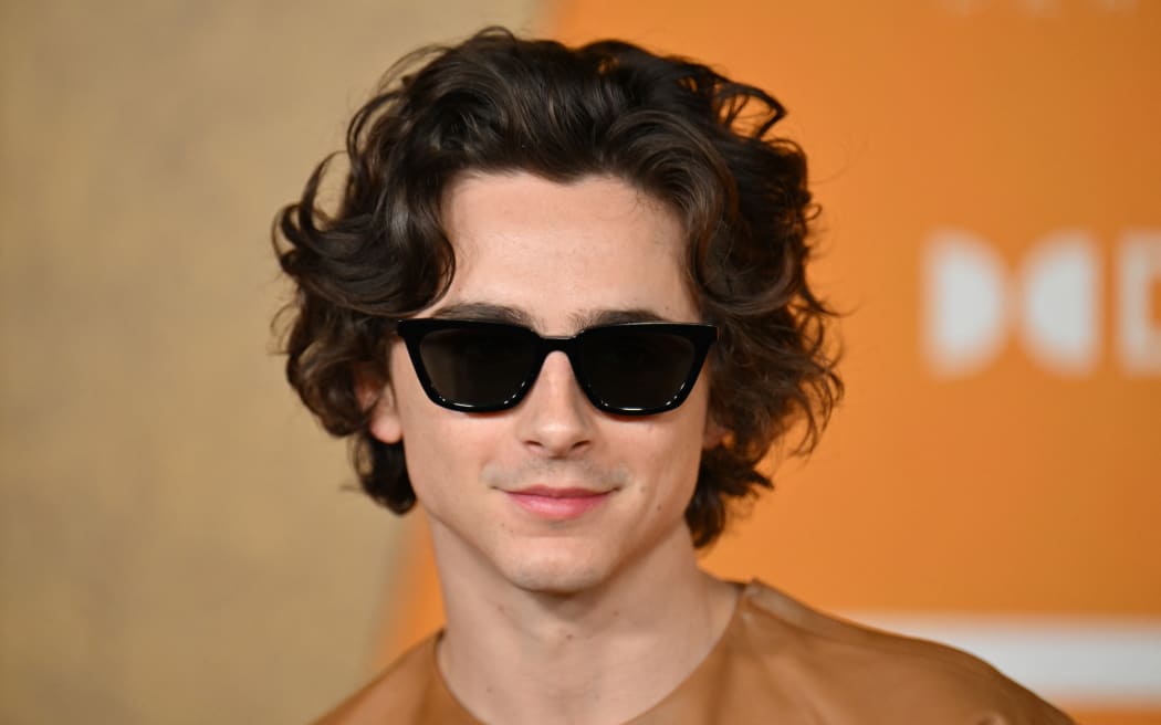 US-French actor Timothee Chalamet arrives for the premiere of “Dune: Part Two” at Josie Robertson Plaza at the Lincoln Center on February 25, 2024, in New York City. (Photo by ANGELA WEISS / AFP)