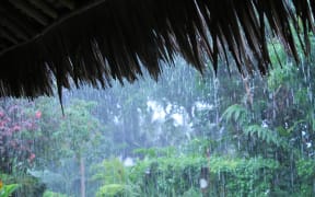 Heavy rain in Papua New Guinea.