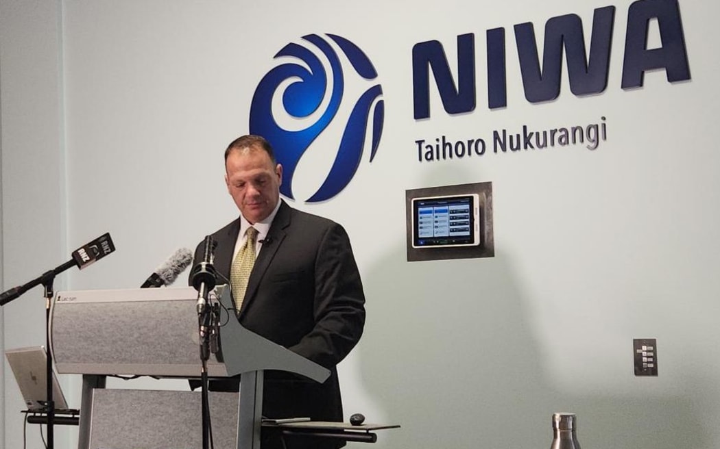 Chris Brandolino delivers Niwa's 2022 annual climate summary