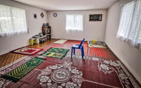 Masjid Fatimah Rarotonga’s prayer room, inside the mosque.