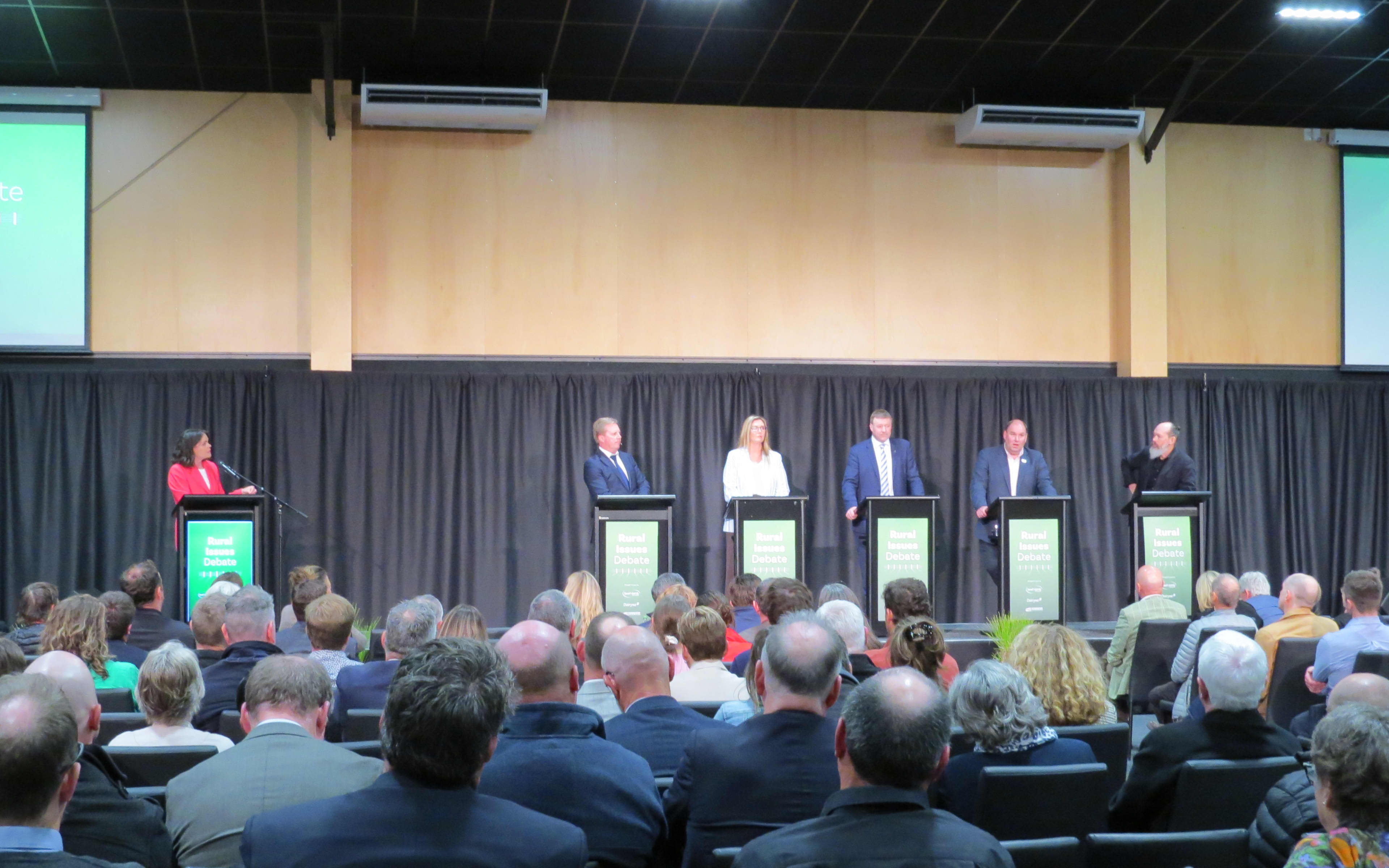 Heather Du Plessis-Allan of NZME moderated the political rural issues debate.