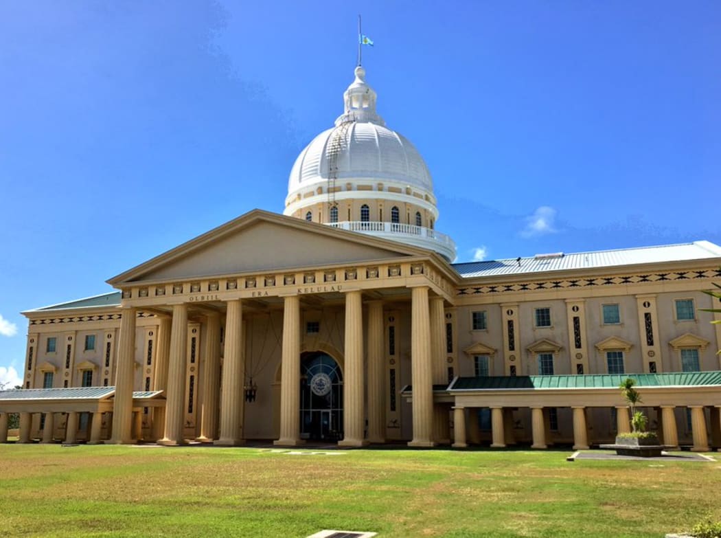 Palau's national congress (Olbiil Era Kelulau) building.