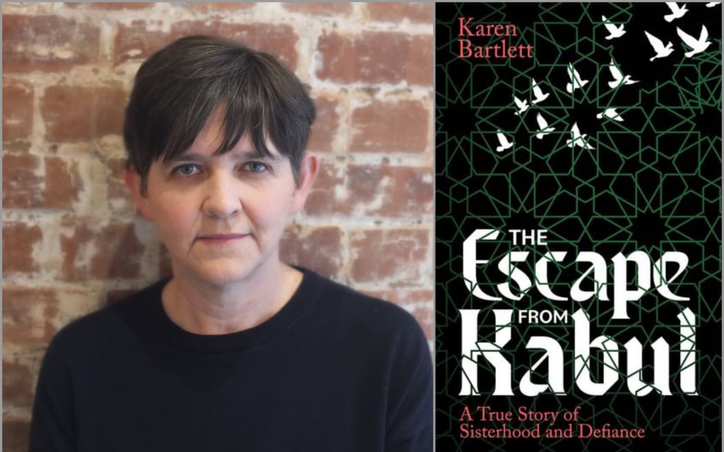 Image of Karen Bartlett and book cover.