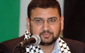 Sami Abu-Zuhri, a spokesman for the Islamist Palestinian movement Hamas addresses a news conference in Istanbul, on January 17, 2009. At least 1,203 Palestinians, including 410 children, have now been killed and 5,300 wounded in the three-week-old Israeli offensive. Egypt has invited several heads of state, along with Palestinian president Mahmud Abbas and UN Secretary General Ban Ki-moon, to a summit on the Gaza crisis on Sunday, diplomatic sources said.          AFP PHOTO/STR (Photo by AFP)