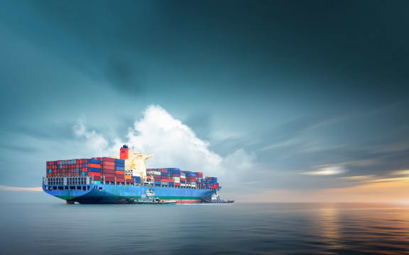 Container cargo ship