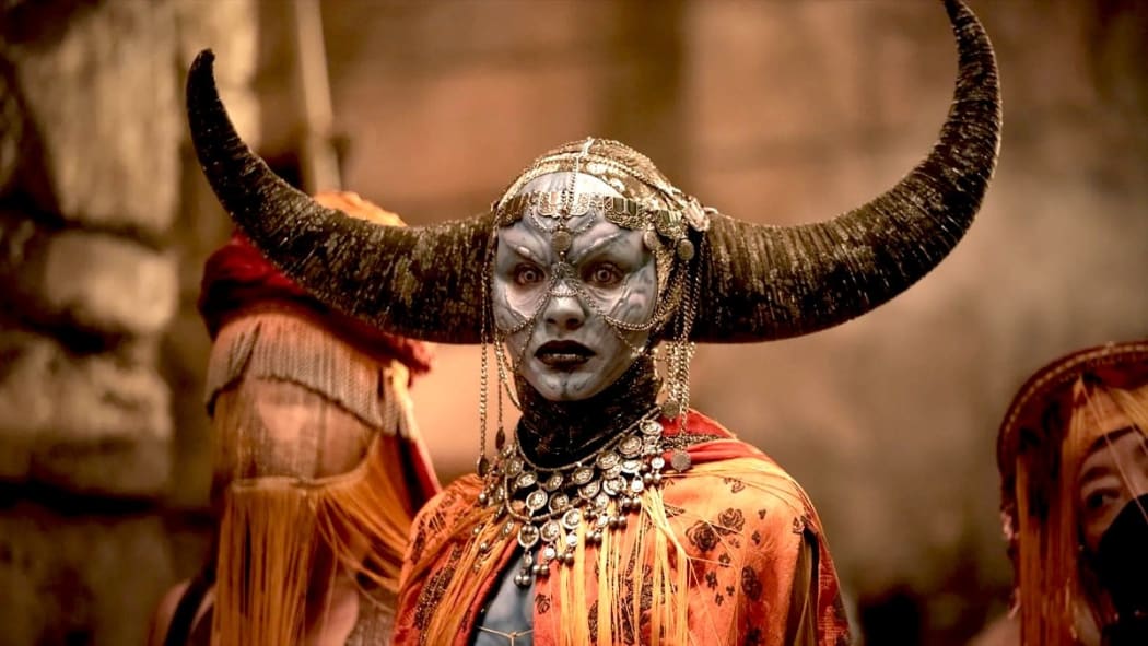 Still from Zack Snyder's 2023 Netflix film Rebel Moon: Part One – A Child of Fire.