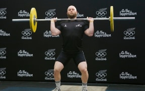 NZ weightlifter Richie Patterson