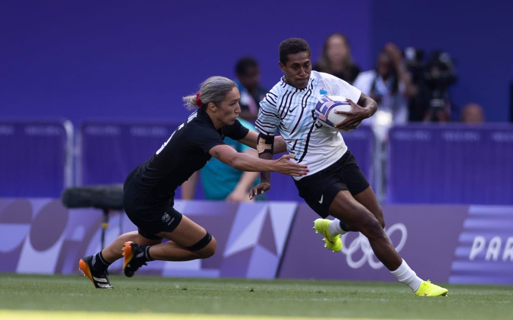 New Zealand were too powerful for Fiji in their final pool game on Tuesday morning.