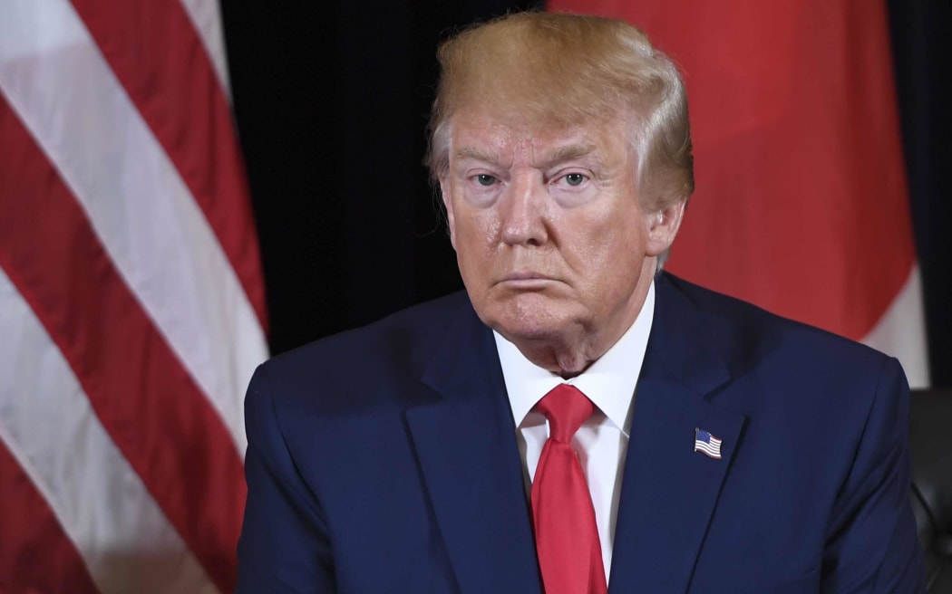 US President Donald during a meeting at the UN in New York, September 25, 2019.