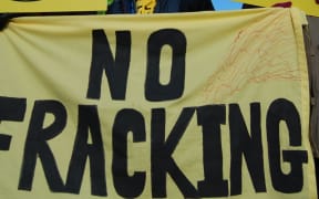 Anti fracking sign