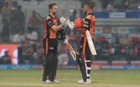 Kane Williamson and Shikhar Dhawan enjoyed an unbroken 176 run for the second wicket.
