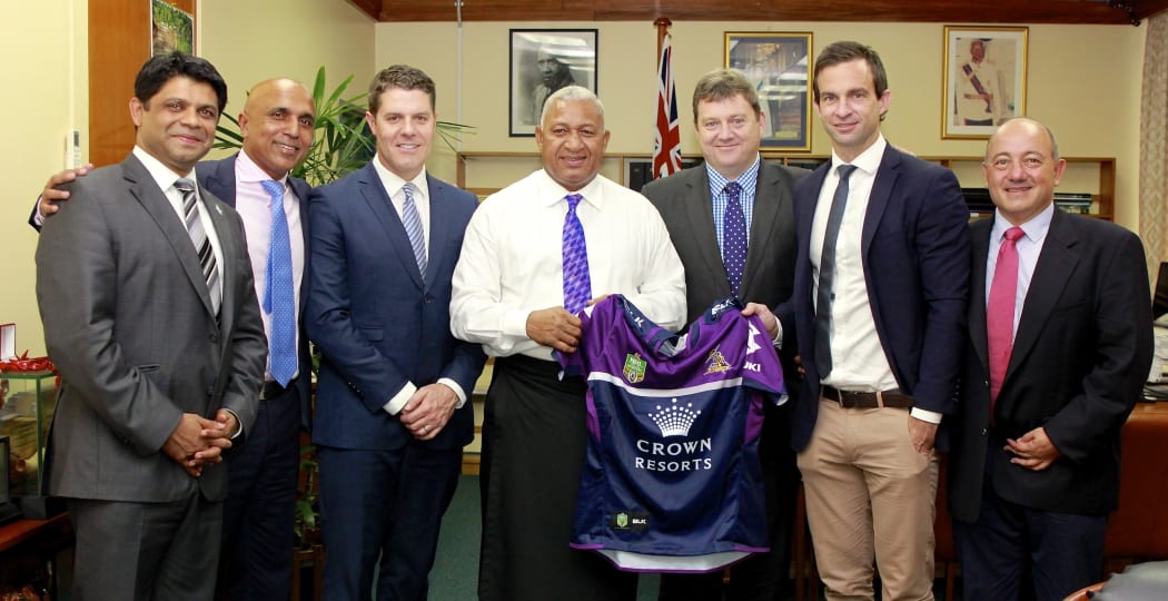 Melbourne Storm officials signed a deal with the Fiji Government in June to play and train in the country.