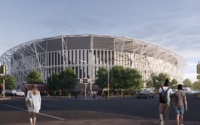 Indicative design for the new Christchurch stadium