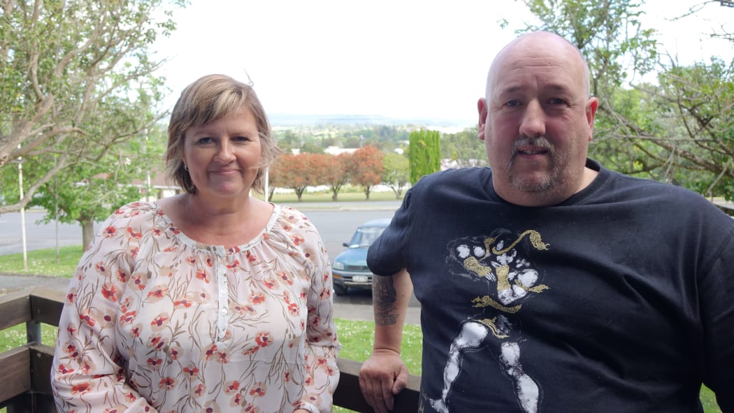 Dome Valley landfill opponents Michelle Carmichael and Dave Sawyer.