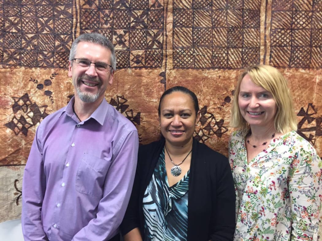 From left to right: Professor Glenn Banks, Dr Litea Meo-Sewabu and Professor Regina Scheyvens will research customary land practices and financial prosperity in the Pacific.