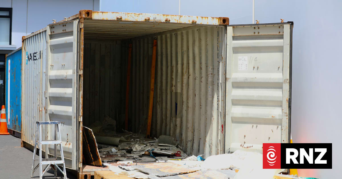 Two people injured by falling marble at industrial property | RNZ