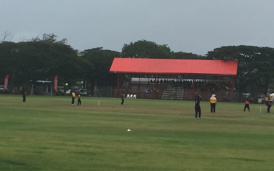 Amini Park cricket ground in Port Moresby, during the 2015 Pacific Games.