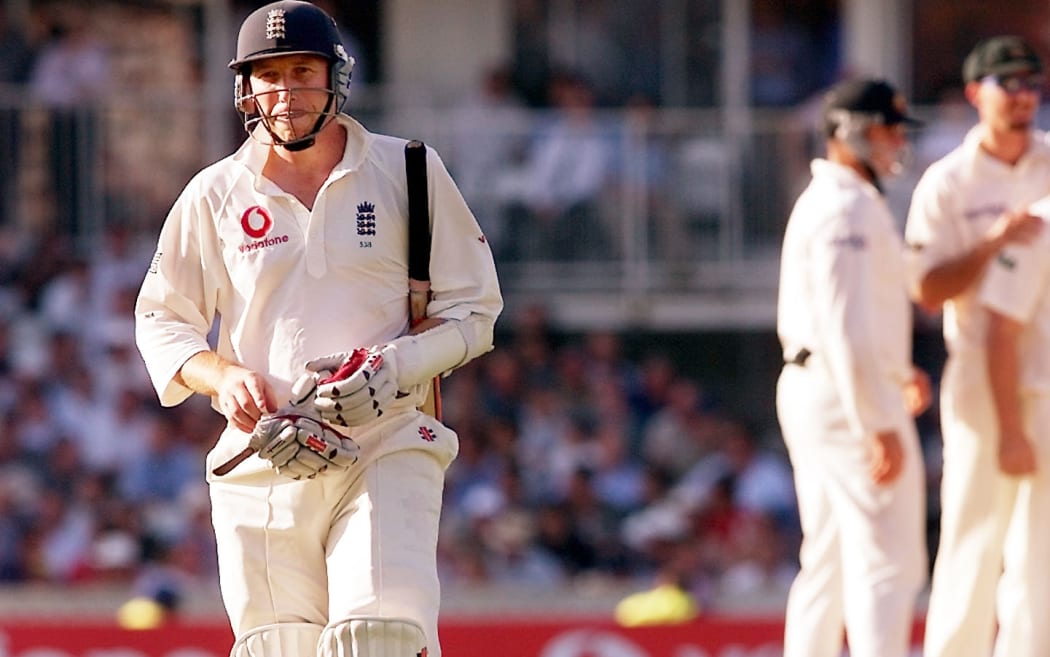 England opening batsman Mike Atherton in 2001.
