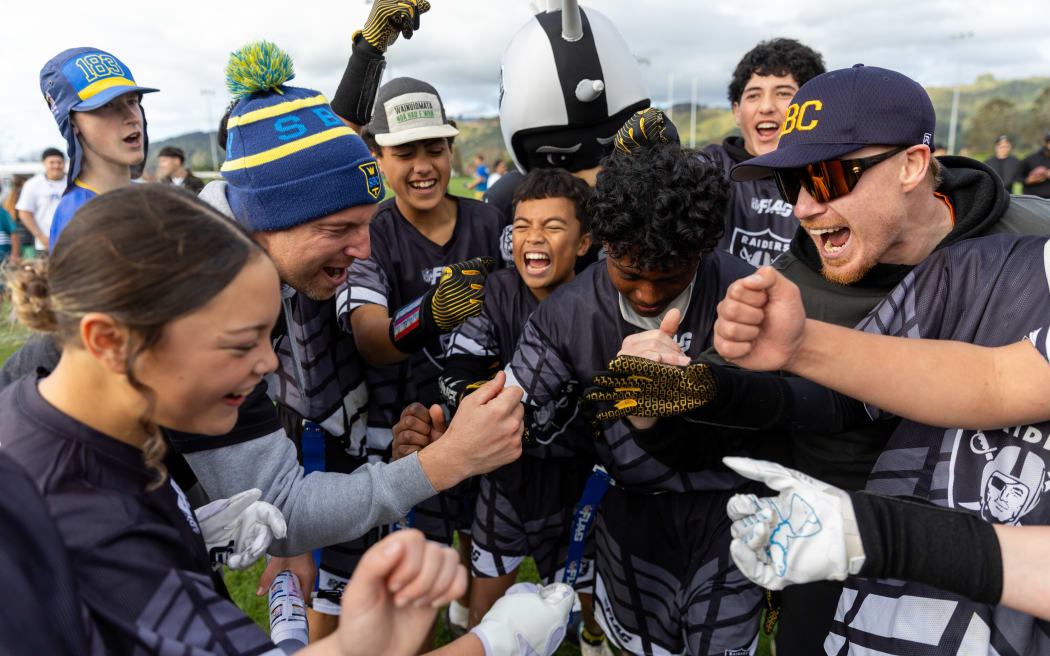 St Bernard’s College, the 15U Winners at the NFL Flag 2026 National Championships in Upper Hutt.