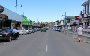 Kaikoura main street 19 January 2017.