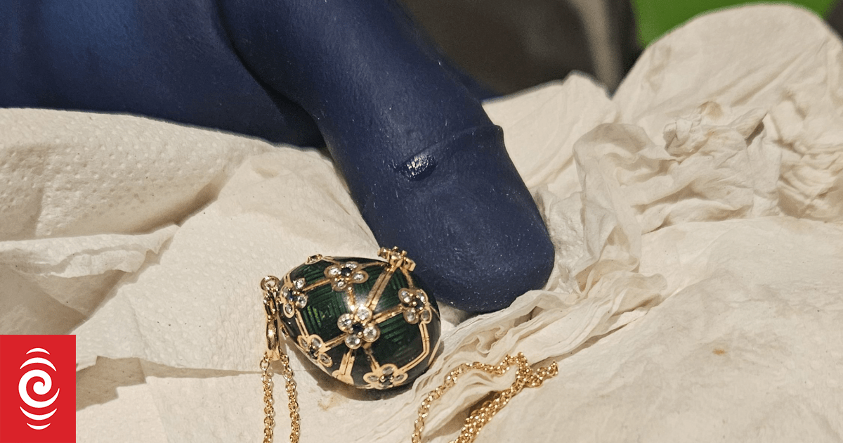 Man accused of swallowing Fabergé pendant pleads not guilty
