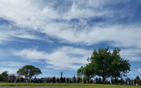A Sunday church service for about 75 people was held in Kaikoura nearly a week after the town was hit by the 7.8 magnitude earthquake.