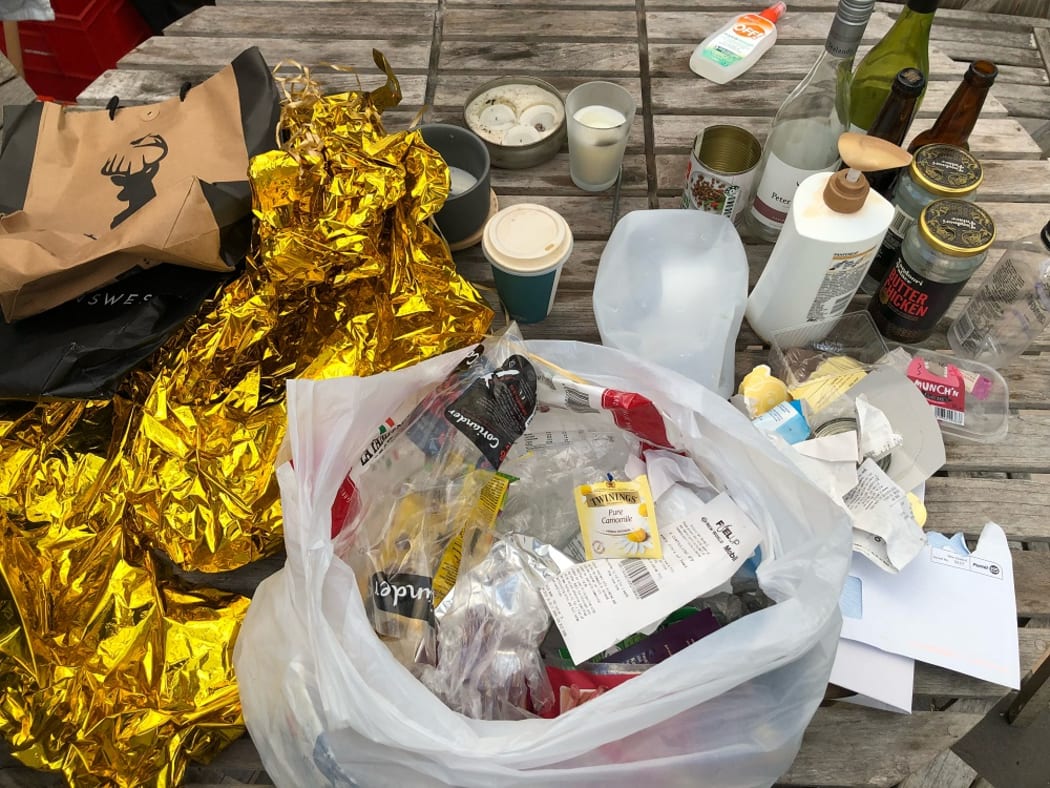 A week's rubbish.