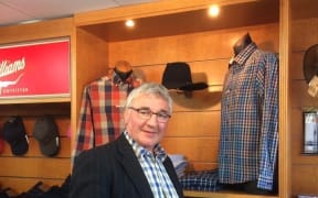 David Anderson of Anderson Outfitters in his store in downtown Queenstown that is closing after 28 years.