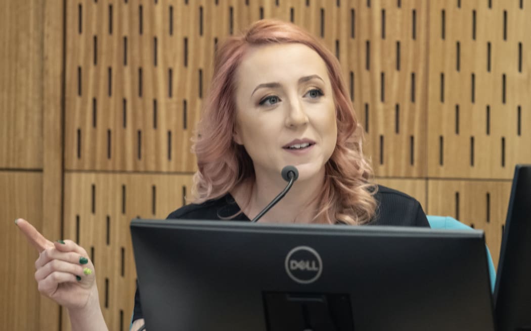27th October 2023 Iain McGregor/The Press/Pool
Christchurch Masjidain Attack Coronial hearing.
Witness - Constable Dara Taylor (Police).