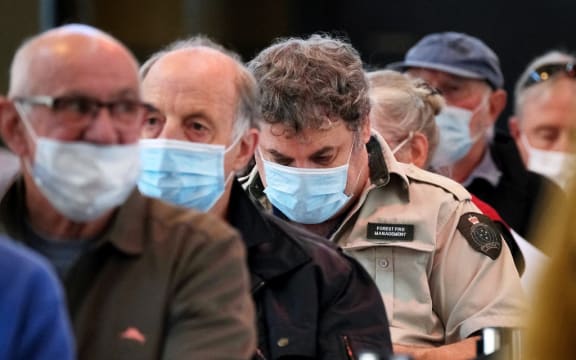 People visit a mass vaccination centre to receive a Covid-19 vaccine in Melbourne on April 21, 2021. (Photo by LUIS ASCUI / POOL / AFP)