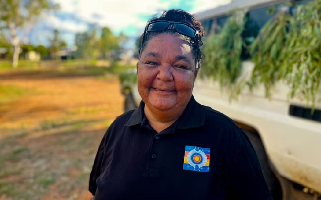Community chairperson Vanessa Thomas explains the origins of the Wangkarnal story.