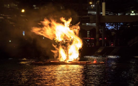 Somnium burning at the Loemis Festival