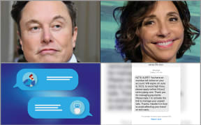 Elon Musk and his new CEO, chatbot, NZTA text scam.