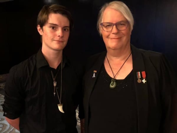 Lexie Matheson and son Finn