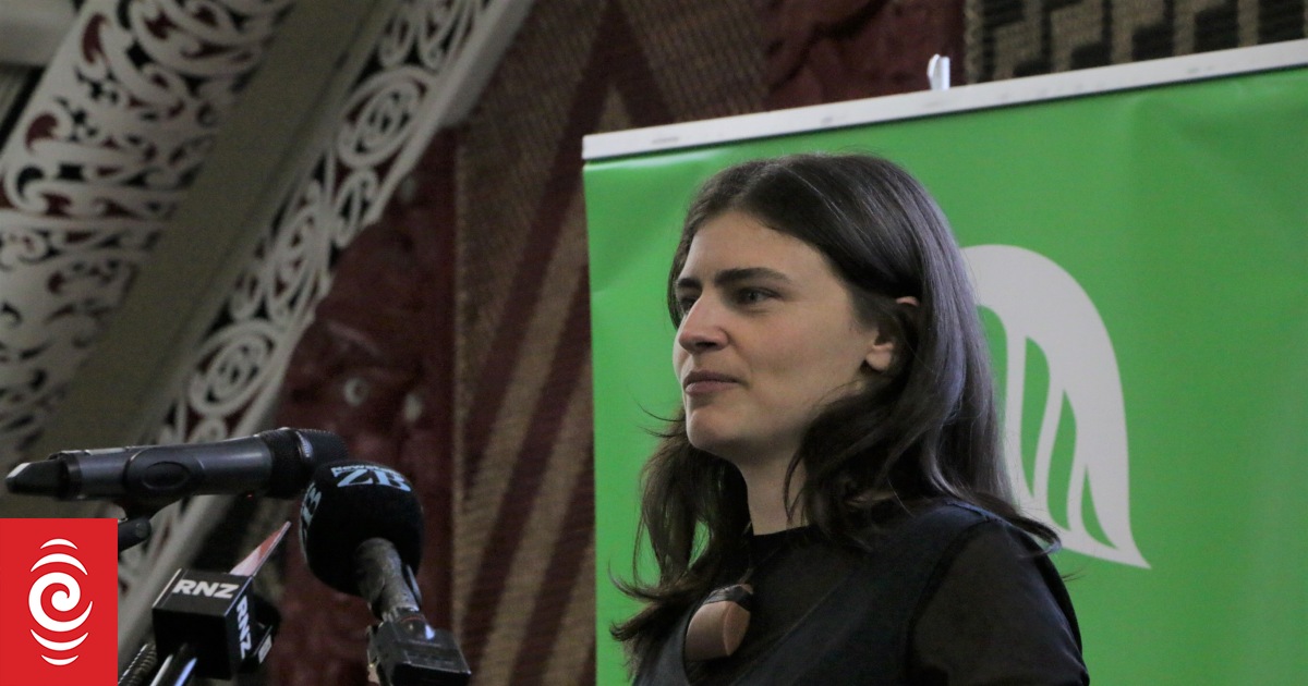 Green Party co-leader Chlöe Swarbrick speaks at annual general meeting
