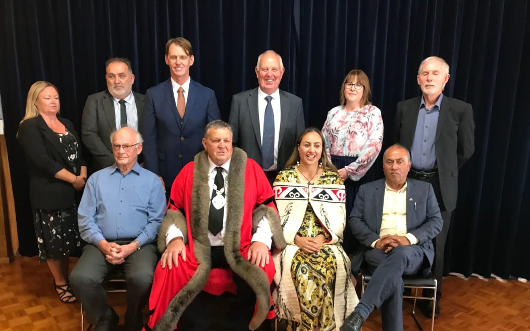 Kaipara District Council at its 2022 swearing in ceremony in Dargaville.