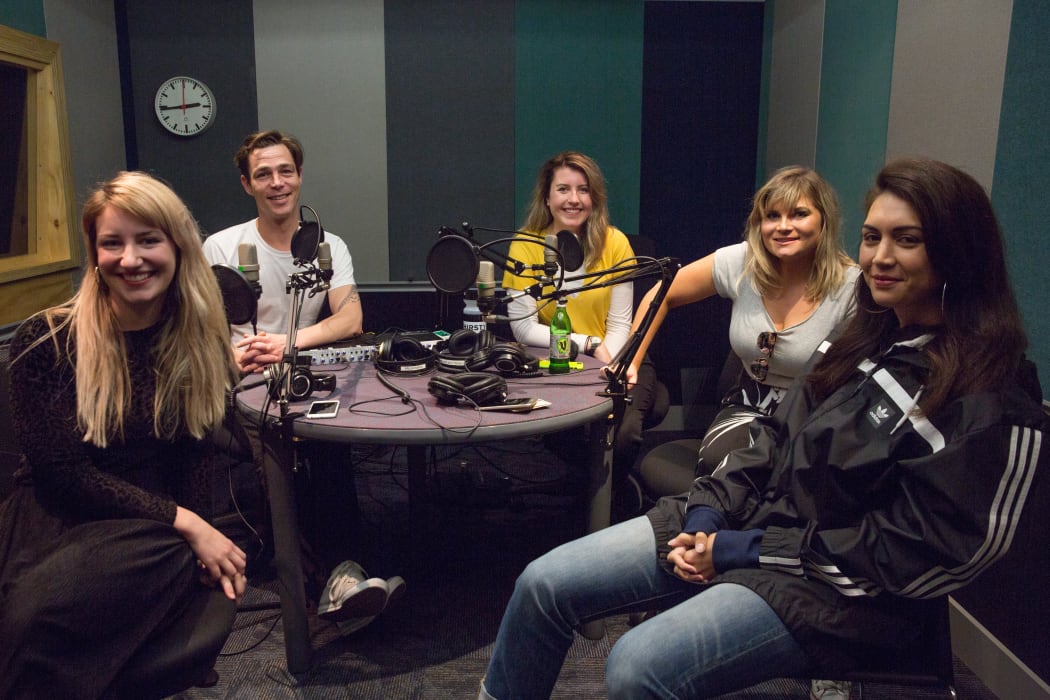 Katie Parker, Alex Behan, Kate Robertson, Alice Brine, Leilani Momoisea