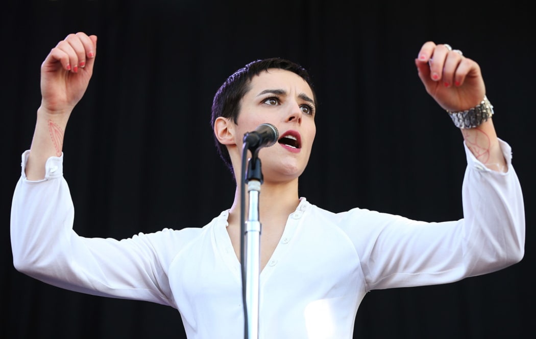 Savages singer Jehnny Beth.